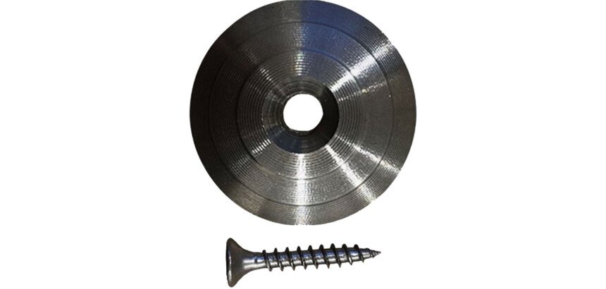 Plot Podotactile Bombé à Visser - en aluminium