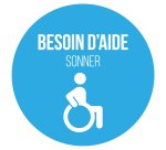 Adhésif pour carillon d'appel -  Bleu