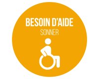 Adhésif pour carillon d'appel - Orange