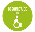 Adhésif pour carillon d'appel - Vert