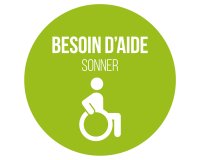 Adhésif pour carillon d'appel - Vert