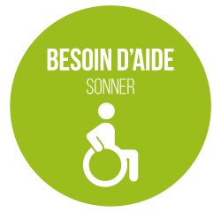 Adhésif pour carillon d'appel - Vert