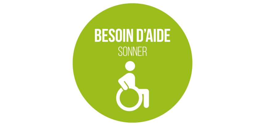 Adhésif pour carillon d'appel - Vert