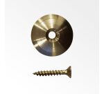 Plot Podotactile Bombé à Visser en Laiton