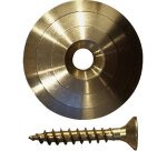 Plot Podotactile Bombé à Visser en Laiton