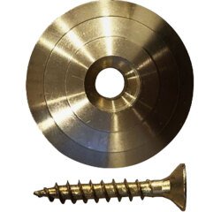 Plot Podotactile Bombé à Visser en Laiton