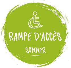 Adhésif design pour carillon d'appel - Vert