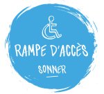 Adhésif design pour carillon d'appel - Bleu