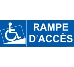 Panneau Rampe d'accès PMR
