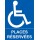 Panneaux de signalisation PMR