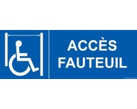 Panneau ascenseur PMR - Accès fauteuil
