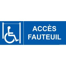 Panneau ascenseur PMR - Accès fauteuil