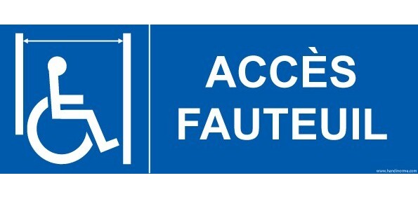 Panneau ascenseur PMR - Accès fauteuil