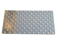Dalle podotactile en aluminium grain de riz - 420 x 825 mm
