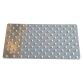 Dalle podotactile en aluminium grain de riz - 420 x 825 mm