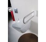 Barre d'appui relevable en Inox brossé