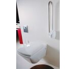 Barre d'appui relevable en Inox brossé