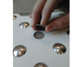 Plot Podotactile adhésif en Aluminium Brut