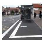30 bandes d'aide au guidage en béton blanc -PU