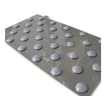 Plots podotactiles PODOKIT Thermoplastiques gris auto-adhésifs