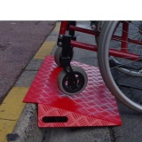 Rampe de seuil en aluminium ALUCOLOR  (54 cm, Rouge)