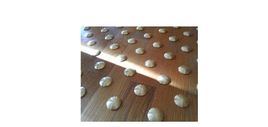 Plots Podotactile en Laiton