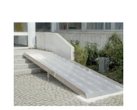 Rampe d'accès PMR aluminium extra large