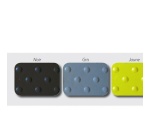 Dalle podotactile en caoutchouc 1.2 - 420 x 800 mm - Int/Ext  (À l'unité, Jaune)