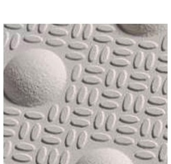 Dalle podotactile Blanche METACRY - Résine méthacrylate - 600 x 412 mm - Extérieure