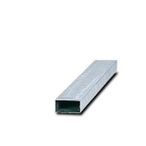 Poteau Rectangulaire en Acier Galvanisé Blanc 80 x 40 mm  (3,00 m)