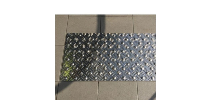 Bande d'éveil à la vigilance en aluminium ALULARM - 3 formats - Ext