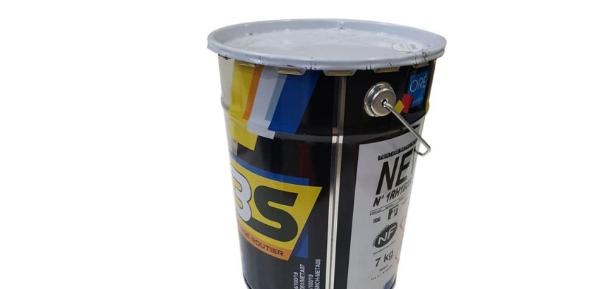 Peinture pour parking et signalisation au sol - blanche sans toluène - Extérieur Poids:25 kg