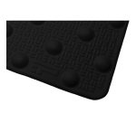 Dalle podotactile en résine avec adhésif épais- Résine méthacrylate - 3 formats - Extérieure  (412 x 825 mm, Noir)