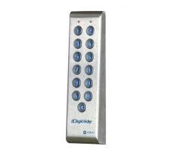 Digicode étroit inox 2 Relais