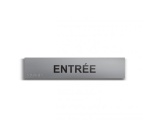 Entrée - Plaque de porte en braille et relief - 25 x 5cm