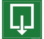 Panneau d'évacuation - Sortie de Secours - F001 - ISO 7010