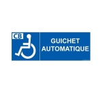 Signalisation - Guichet automatique - pour PMR