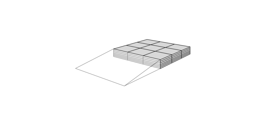 Palier pour Rampe de Seuil Modulable d'Intérieur - 108 à 124 mm