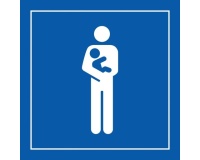 Pictogramme PI PF 058 - Accès prioritaire aux personnes avec enfant en bas âge - ISO 7001