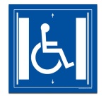 Panneau Signalisation - Ascenseur pour les personnes en situation de handicap