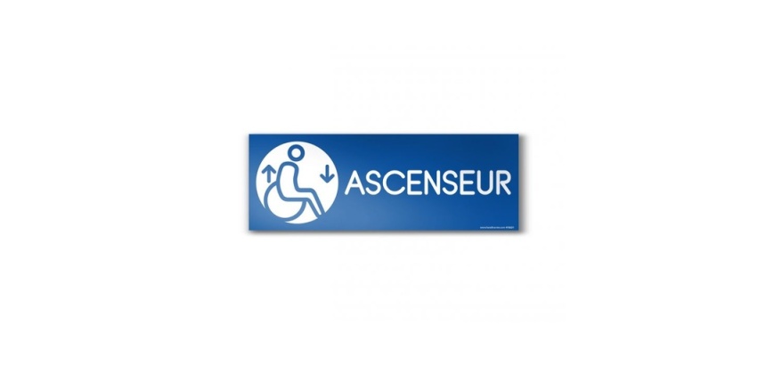 Panneau Ascenseur design Handicapé