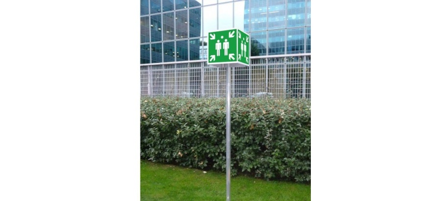 Kit Point de Rassemblement 360° ISO 7010 E007