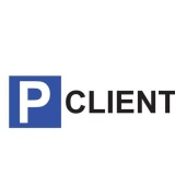 Kit panneau de parking - P CLIENTS (Poteau rond acier galvanisé)