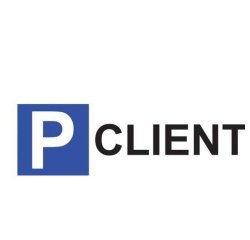 Kit panneau de parking - P CLIENTS (Poteau rond acier galvanisé)