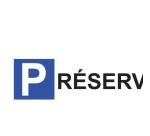 Kit panneau indication de parking - Parking Réservé
