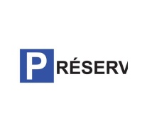 Kit panneau indication de parking - Parking Réservé