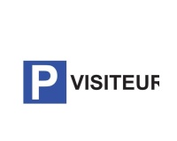 Kit panneau de parking - P VISITEURS