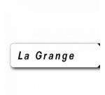 Panneau rectangulaire personnalisé avec dessin de flèche - 400 x 200 mm - Alu