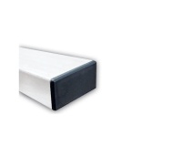 Poteau Rectangulaire en Acier Galvanisé 80 x 80 mm