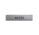Accès - Plaque de porte en braille et relief - 25 x 5cm
